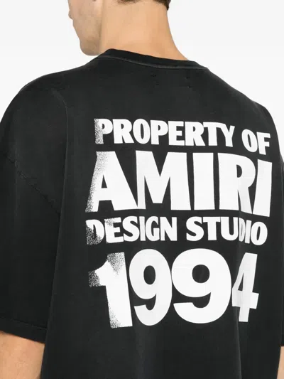 Amiri Mens Black 1994 Logo-print Skate Cotton-jersey T-shirt In Black