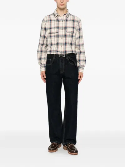 Gant Check-pattern Button-fastening Shirt In Multi