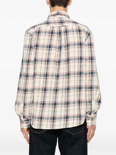 Gant Check-pattern Button-fastening Shirt In Multi