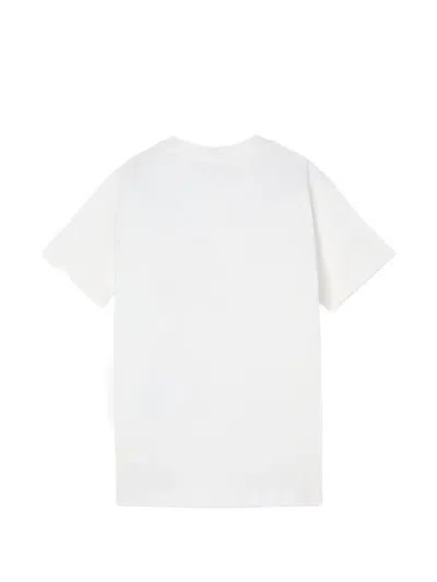 Fendi Embroidered Logo-patch T-shirt In White