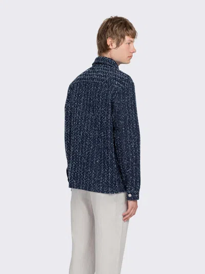 Samsoe & Samsoe Samsoe Samsoe Sacastor X Denim Overshirt In Blue