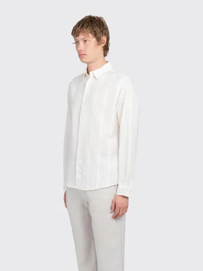 Samsoe & Samsoe Camicia Saryan Clear Cream In White