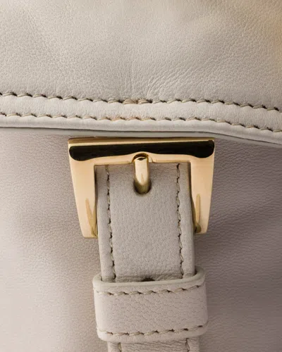 Prada Explore Medium Nappa Leather Shoulder Bag With Flap In Gray