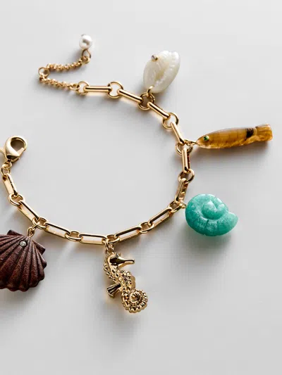 Baublebar All At Sea Charm Bracelet In Multi