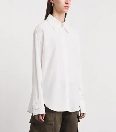 Acne Studios Double-layer Collared Shirt In White