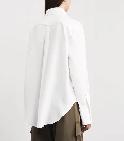 Acne Studios Double-layer Collared Shirt In White