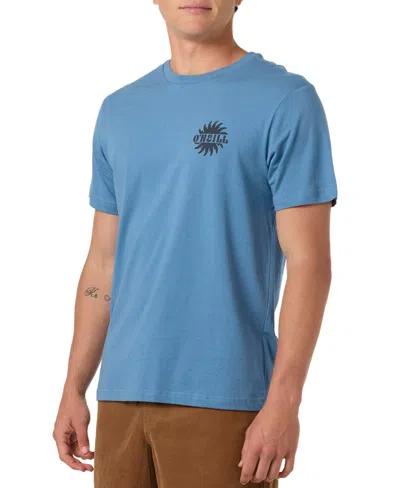 O'neill Men's Navigate Short-sleeve Pull-on T-shirt In Blue