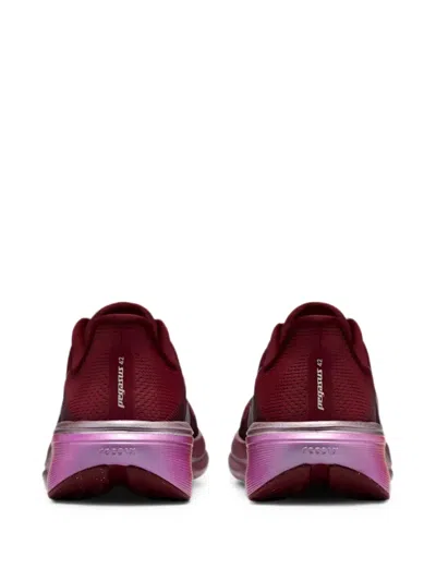 Nike Woman Sneakers Burgundy Size 8 Textile Fibers In Red