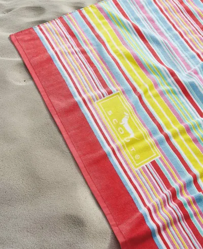 Scout Ripe Stripe Oversized Beach Towel In Multi