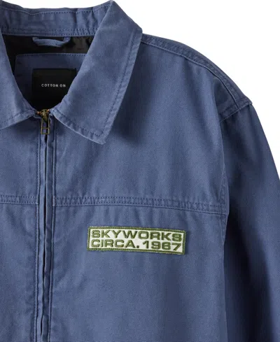 Cotton On Men's Garage Long-sleeve Jacket In Blue