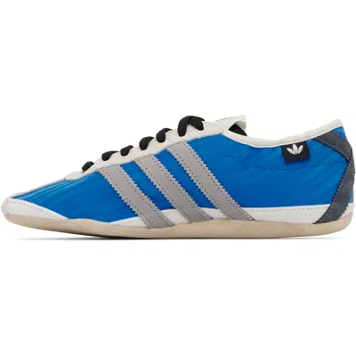 Adidas Originals Blue Song For The Mute Edition Tokyo Sneakers In Animal Print