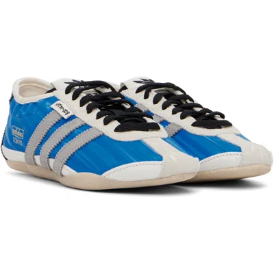 Adidas Originals Blue Song For The Mute Edition Tokyo Sneakers In Animal Print