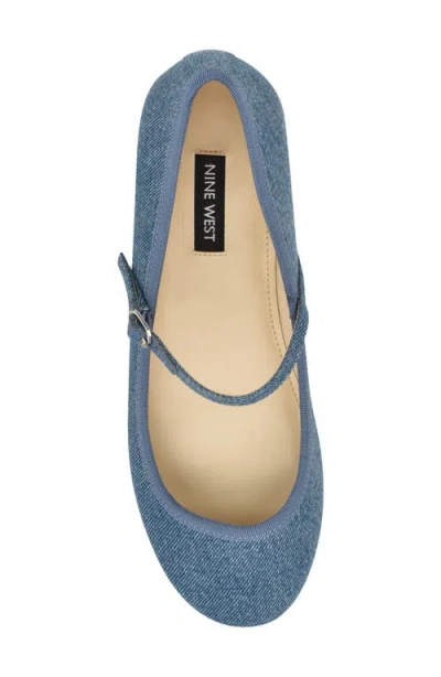 Nine West Ewind Mary Jane Flat In Multi