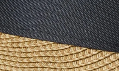 Bruno Magli Straw Visor In Red