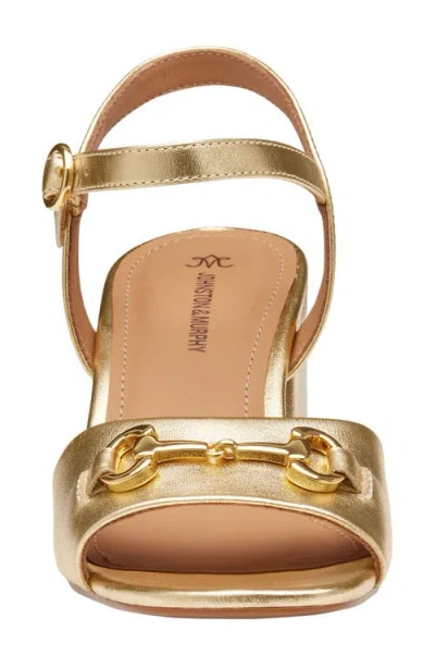 Johnston & Murphy Collection Edith Ankle Strap Sandal In Pattern