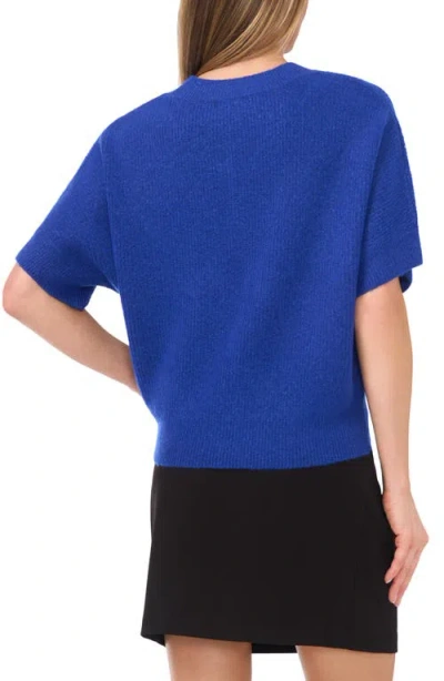 Halogen ® Short Sleeve Sweater In Blue