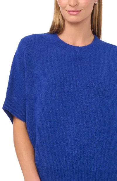Halogen ® Short Sleeve Sweater In Blue