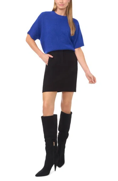 Halogen ® Short Sleeve Sweater In Blue