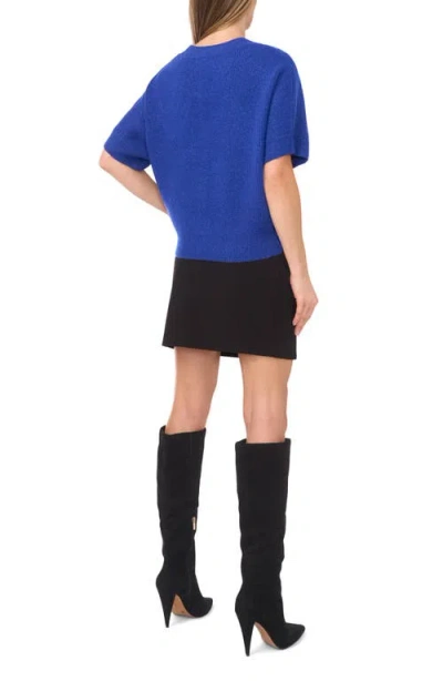 Halogen ® Short Sleeve Sweater In Blue
