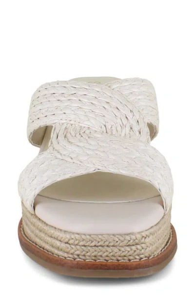 Splendid Daria Platform Wedge Sandal In White