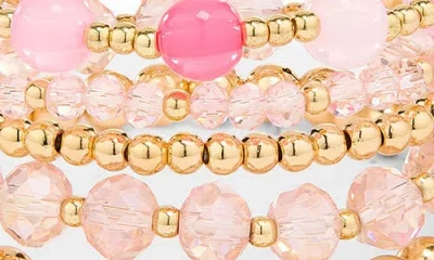 Nordstrom Rack Assorted 5-pack Stretch Bracelets In Multi
