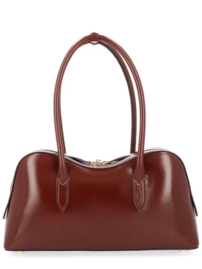 Stella Mccartney Medium Vegan Leather Shoulder Bag In Blue