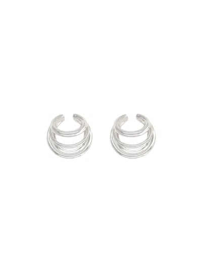Panconesi Orecchini Orbit Helix In White