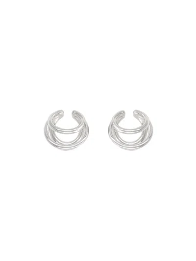 Panconesi Orecchini Orbit Helix In White