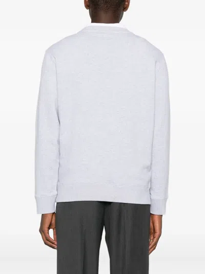 Maison Kitsuné Gray Fox Head Patch Regular Sweatshirt In Gray