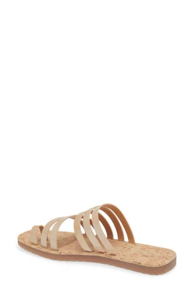 Korks Marisol Flat Sandal In White
