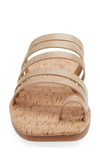 Korks Marisol Flat Sandal In White