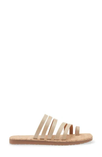 Korks Marisol Flat Sandal In White