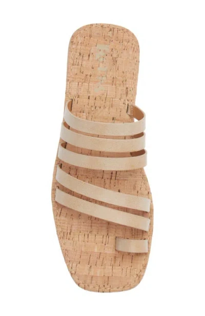 Korks Marisol Flat Sandal In White