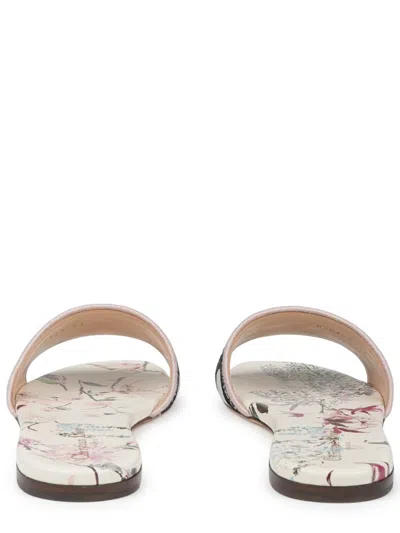 Dior Dway Canvas Sandal In Multi