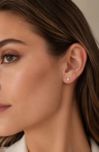 Best Silver Moissanite Stud Earrings In Silver