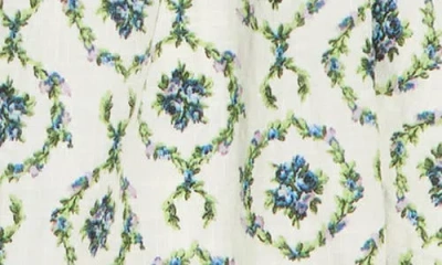 Max Studio Keyhole Short Sleeve Top In Multi