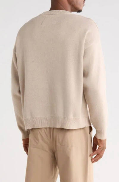 Santo Studio Pointer Knit Sweater In Neutral