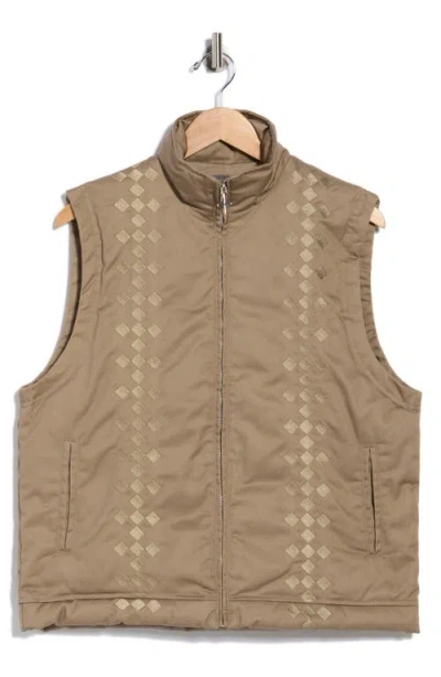 Santo Studio Syracuse Down Vest In Brown
