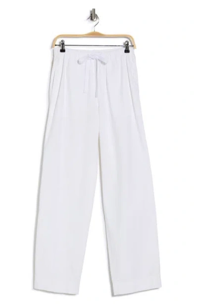 Vince Tie Front Pull-on Pants In White