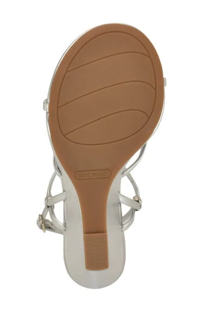 Nine West Devva Wedge Sandal In Multi