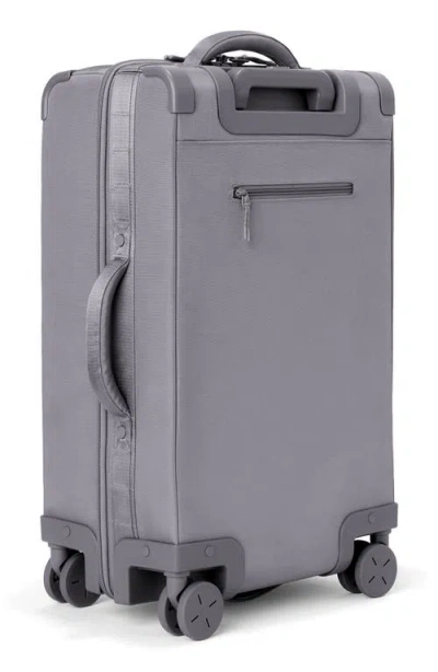 Dagne Dover Seattle Carry-on Rolling Luggage In Gray