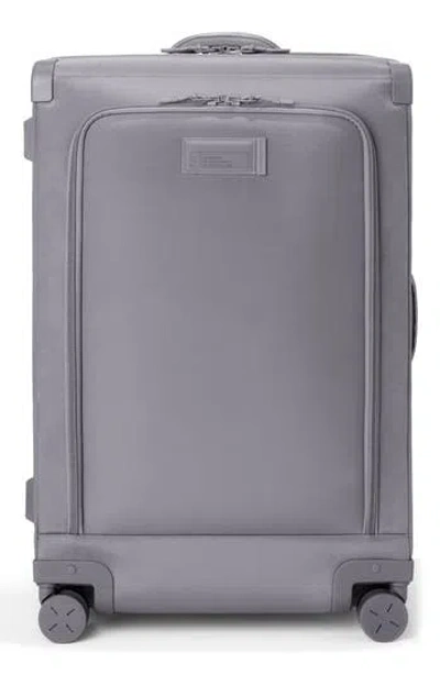 Dagne Dover Sydney Checked Rolling Luggage In Gray