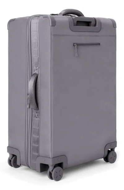 Dagne Dover Sydney Checked Rolling Luggage In Gray