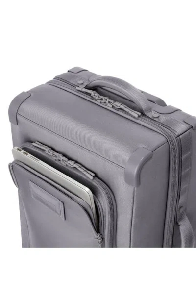 Dagne Dover Seattle Carry-on Rolling Luggage In Gray