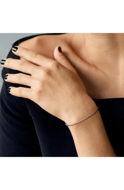 Delmar Rolo Link Chain Bracelet, 1.50mm In Metallic