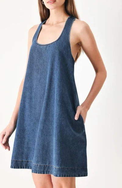 Freemarket Denim Minidress In Multi