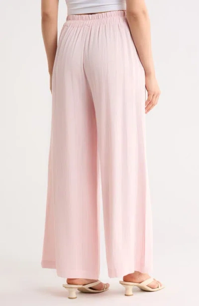 Renee C Wide Leg Pull-on Pants In Neutral