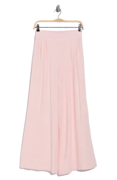 Renee C Wide Leg Pull-on Pants In Neutral