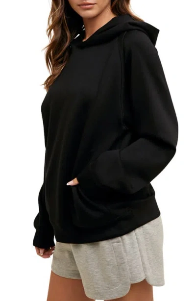 Wishlist Oversize Pullover Hoodie In Black