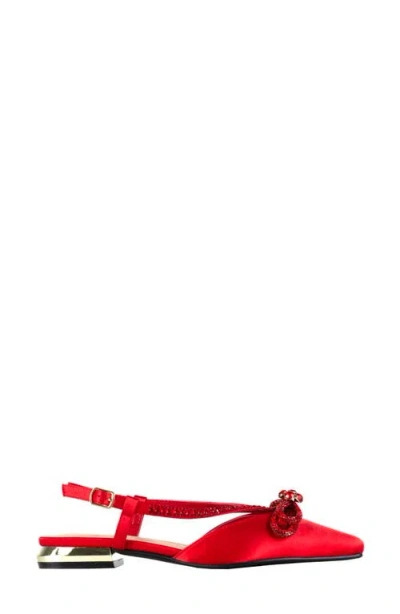 Lady Couture Kendal Slingback Flat In Multi